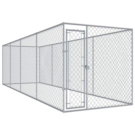 Outdoor Dog Kennel 7.6x1.9 m Kings Warehouse
