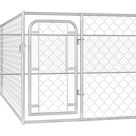 Outdoor Dog Kennel Galvanised Steel 6x6x1 m Kings Warehouse