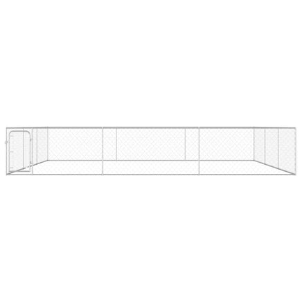 Outdoor Dog Kennel Galvanised Steel 6x6x1 m Kings Warehouse