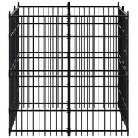 Outdoor Dog Kennel Steel 3.69 m² dog supplies Kings Warehouse
