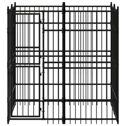 Outdoor Dog Kennel Steel 3.69 m² dog supplies Kings Warehouse