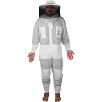 OZBee Premium Full Suit 3 Layer Mesh Ultra Cool Ventilated Round Head Beekeeping Protective Gear Size S Pet Care Kings Warehouse
