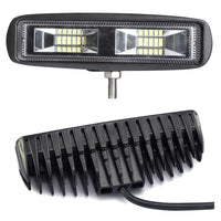Pair 6inch 20w LED Work Driving Light Bar Ultra Flood Beam Lamp Reverse Offroad Kings Warehouse