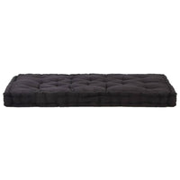 Pallet Floor Cushions 2 pcs Cotton Black Kings Warehouse 