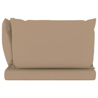 Pallet Sofa Cushions 3 pcs Taupe Fabric Kings Warehouse 