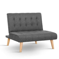 Paris Linen Sofa Bed Lounge Chair Single Seater Modular Bed Set sofas Kings Warehouse 