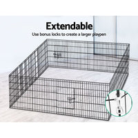 Pet Dog Playpen 2X30" 8 Panel Puppy Exercise Cage Enclosure Fence dog supplies Kings Warehouse
