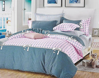 Pink Dots King Size Bed Quilt/Doona/Duvet Doona Duvet Cover Set Kings Warehouse
