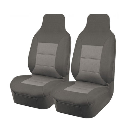 Premium Jacquard Seat Covers - For Toyota Tacoma Workmate Dual Cab (2015-2022) Kings Warehouse