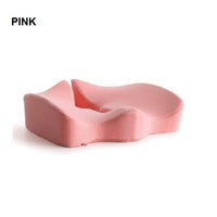 Premium Memory Foam Seat Cushion Coccyx Orthopedic Back Pain Relief Chair Pillow Office Pink Kings Warehouse 
