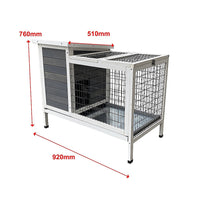 Rabbit Bunny Cage Hutch Pet Cages Enclosure Coops & Hutches Supplies Kings Warehouse