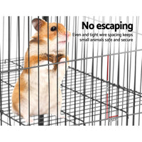 Rabbit Cage Bird Ferret Parrot Aviary Cat Hamster 4 Level 142cm coops & hutches Kings Warehouse