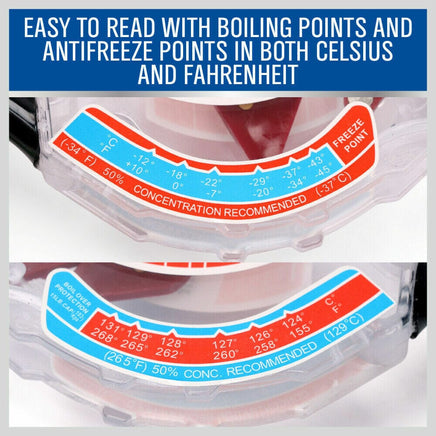 Radiator Coolant Tester Anti Freeze Water Test Indicator Dial Car Auto Measure Kings Warehouse