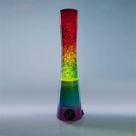 Rainbow Glitter Speaker Lamp Kings Warehouse