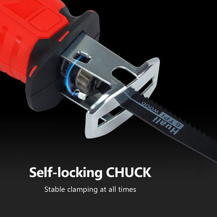 Red Cordless Electric Reciprocating Saw Cutter w+ Blades For Makita Battery Kings Warehouse