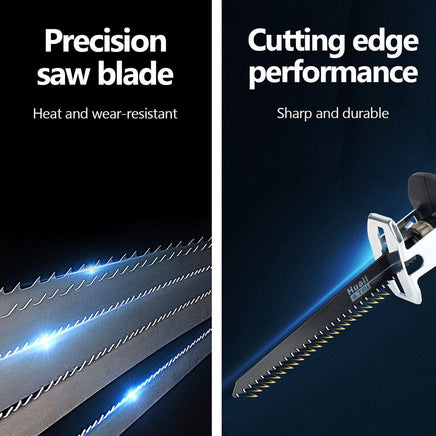 Red Cordless Electric Reciprocating Saw Cutter w+ Blades For Makita Battery Kings Warehouse