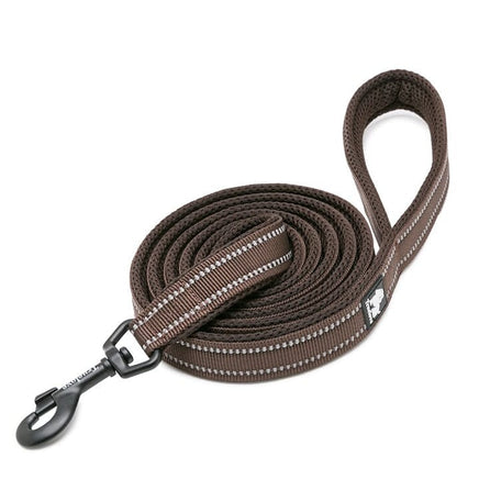 Reflective Pet Leash 2 meters Brown S Kings Warehouse
