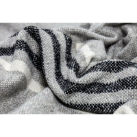 Richmond Throw - Reclaimed Wool Blend - Grey Bedding Kings Warehouse