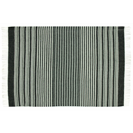 Richmond Throw - Reclaimed Wool Blend - Monochrome Bedding Kings Warehouse