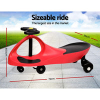 Rigo Kids Children Swing Car Ride On Toys Scooter Wiggle Slider Swivel Cars Red Cars Kings Warehouse 