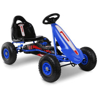 Rigo Kids Pedal Go Kart Car Ride On Toys Racing Bike Rubber Tyre Adjustable Seat Cars Kings Warehouse 