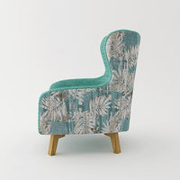 Rose Arm Chair Printing on Back Living Room Kings Warehouse 