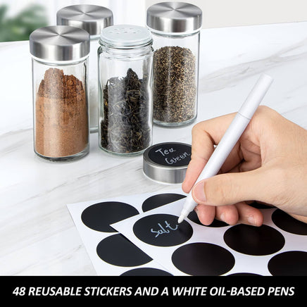 Rotating Spice Rack Organizer with 20 Pieces Jars for Kitchen Appliances Supplies Kings Warehouse