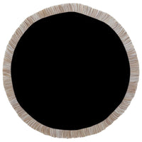 Round Placemat-Solid-Black-40cm Kings Warehouse 
