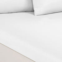 Royal Comfort 1500 Thread Count Cotton Rich Sheet Set 3 Piece Ultra Soft Bedding - King - White Bedding Kings Warehouse 