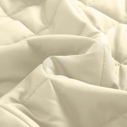 Royal Comfort Coverlet Set Bedspread Soft Touch Easy Care Breathable 3 Piece Set - King - Beige Kings Warehouse