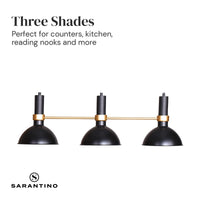 Sarantino 3-Light Hanging Pendant Lamp Kings Warehouse