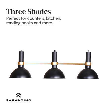 Sarantino 3-Light Hanging Pendant Lamp Kings Warehouse