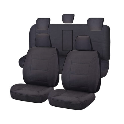 Seat Covers for HOLDEN COLORADO RG SERIES FR 06/2012 - ON DUAL FR CHARCOAL CHALLENGER Kings Warehouse