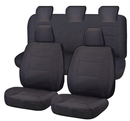 Seat Covers for MAZDA BT-50 FR UR 09/2015 - 06/2020 DUAL CAB FR CHARCOAL CHALLENGER Kings Warehouse