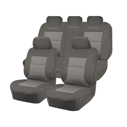 Seat Covers for MAZDA BT-50 FR UR 09/2015 - 06/2020 DUAL CAB FR GREY PREMIUM Kings Warehouse