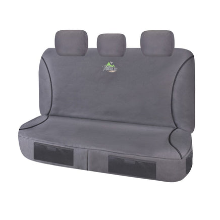 Seat Covers for MAZDA BT50 B22P/Q-B32P/Q UP SERIES 10/2011 - 2015 DUAL CAB REAR BENCH CHARCOAL TRAILBLAZER Kings Warehouse