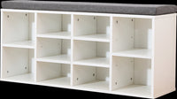 Shoe Cabinet Bench Shoes Storage Rack Organiser Wooden Shelf Cupboard Box Storage Supplies Kings Warehouse 