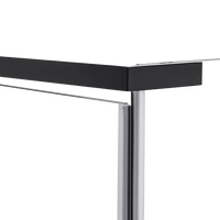 Shower Screen 1000x1000x1900mm Framed Safety Glass Pivot Door By Della Francesca Kings Warehouse