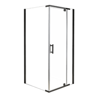 Shower Screen 1200x1000x1900mm Framed Safety Glass Pivot Door By Della Francesca Kings Warehouse