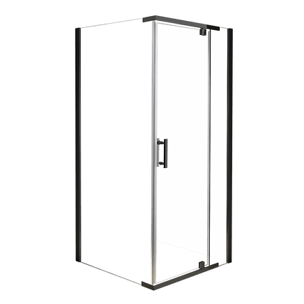 Shower Screen 1200x1000x1900mm Framed Safety Glass Pivot Door By Della Francesca Kings Warehouse