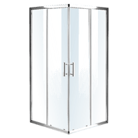 Shower Screen 1200x900x1900mm Framed Safety Glass Pivot Door By Della Francesca Kings Warehouse