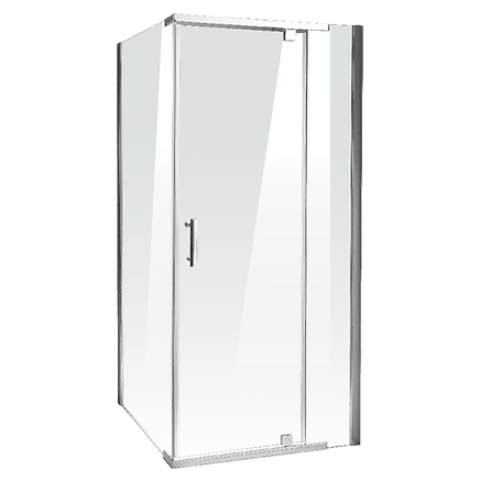 Shower Screen 900x800x1900mm Framed Safety Glass Pivot Door By Della Francesca Kings Warehouse