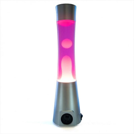 Silver/Pink/White Motion Lamp Bluetooth Speaker Kings Warehouse