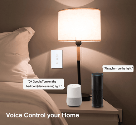 Smart WIFI Switch for Lights LED Touch Panel 1 Gang Kings Warehouse