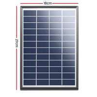 Solar Pond Pump Powered Garden Bird Bath Submersible Kit Panel Outdoor 6 FT Kings Warehouse