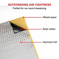 Sound Deadener Roll Car Insulation Mat 30% Thicker Noise Proofing Heat Shield Kings Warehouse