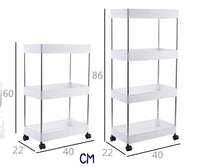 Space Saver Rolling Storage Trolley Cart 3 tier Kings Warehouse