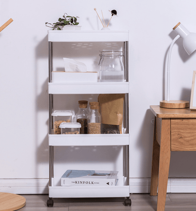 Space Saver Rolling Storage Trolley Cart 3 tier Kings Warehouse