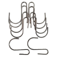 Stainless Steel Hanging Hooks 9cm x 7cm 10 Pieces Garden Tools Kings Warehouse