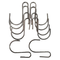 Stainless Steel Hanging Hooks 9cm x 7cm 50 Pieces New Arrivals Kings Warehouse
